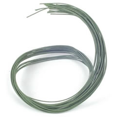 26 gauge wire covered with green paper