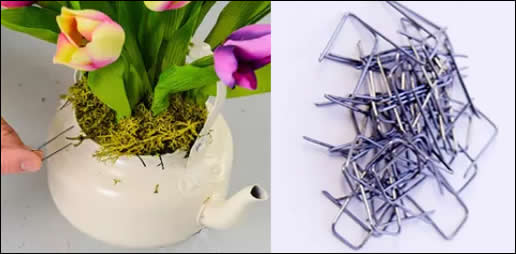 U Shape Floral Pins for Securing of Flowers